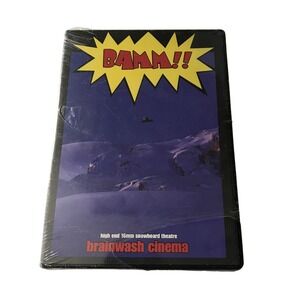 BAMM!! Brainwash Cinema Snowboard DVD Movie New Sealed Billabong Dakine Nitro